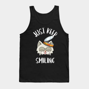 kittyswat Andy "Just Keep Smiling" Tank Top